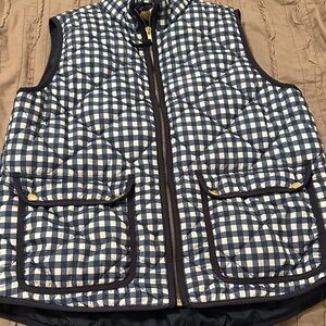 Andrea Jovine Navy and White Vest